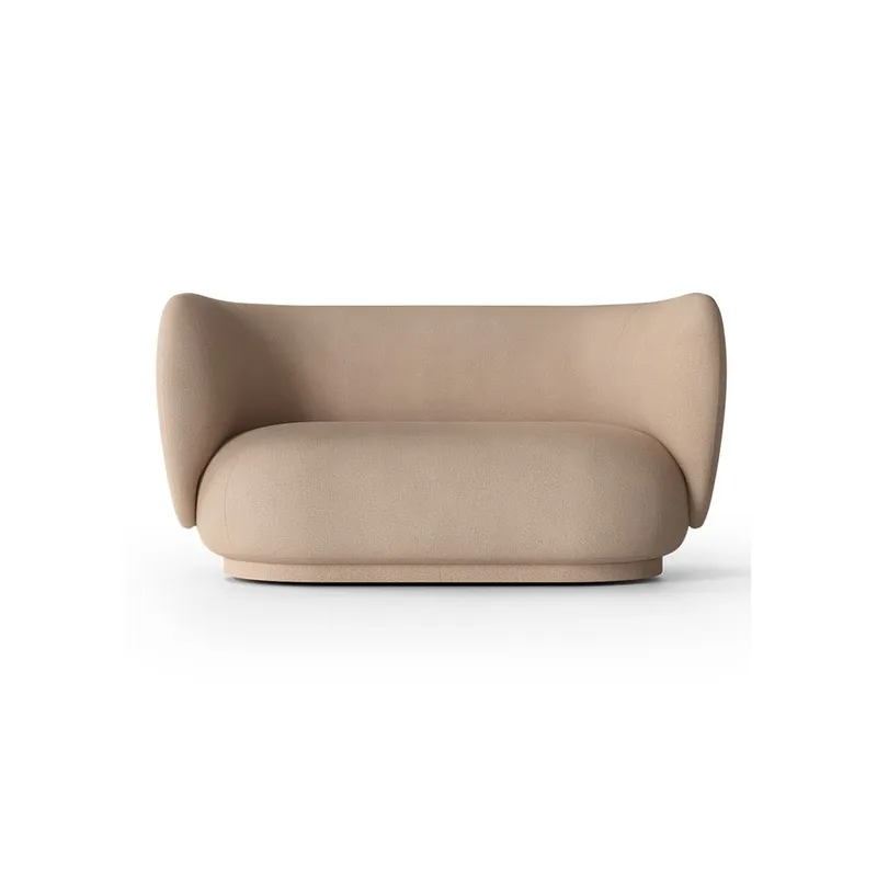Ferm Living, Rico 2-sits soffa Brushed – Sand
