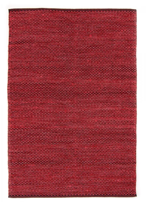 Trasmatta - Tuva (röd) (Storlek: 135 x 190 cm)