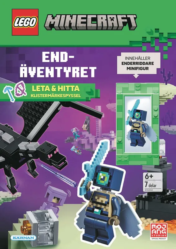 Lego Minecraft End-Äventyret Pysselbok med Minifigur - Minecraft - Leksaksaffären