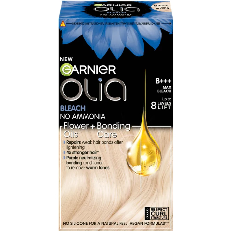 Garnier Olia Permanent Hårfärg B + + + Max Bleach 1 pcs
