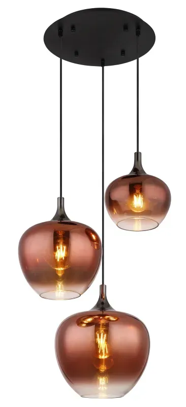 Globo Lighting - Maxy Ø48 - Taklampa - Koppar