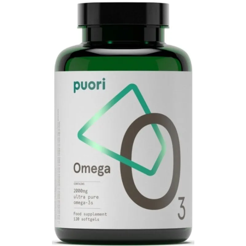 Puori O3 Omega-3 80% 2000 mg 120 kapslar