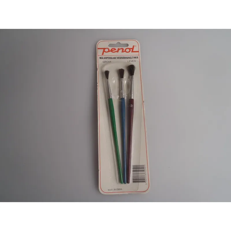 Målarpenslar Penol 3st olika grova