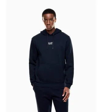 EA7 för män. 8NPM37_PJVTZ Sweatshirt Ideal marinblå (M), Casual, Bomull, Marino