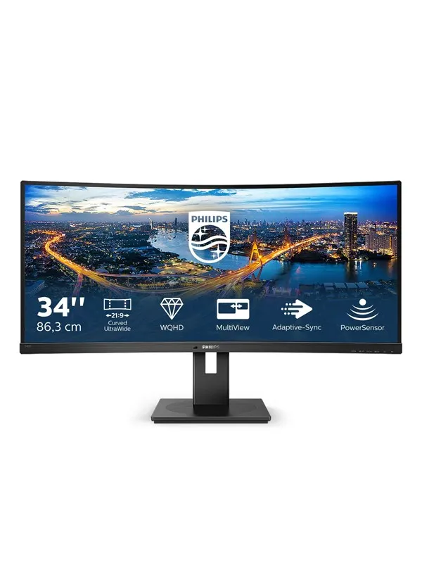 34″ Philips 345B1C - 3440×1440 (UWQHD) - 100Hz - VA