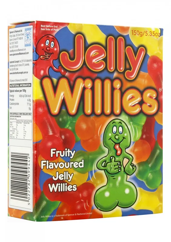 Jelly Willies Snoppgodis - 120 g