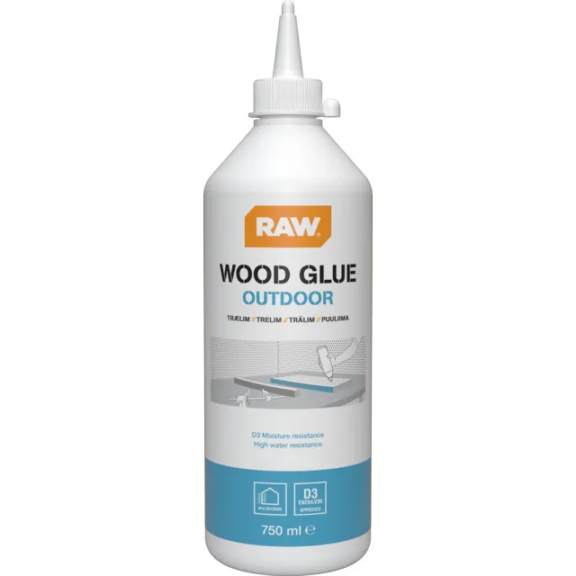 TRÄLIM D3 UTE 750ML RAW FUKTSÄKERT TRÄLIM | Beijerbygg Byggmaterial