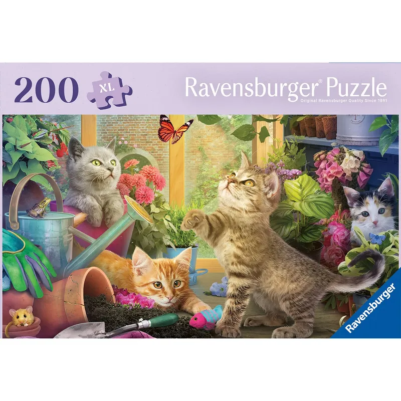 Cheeky Cats Pussel 200 Bitar Ad Ravensburger