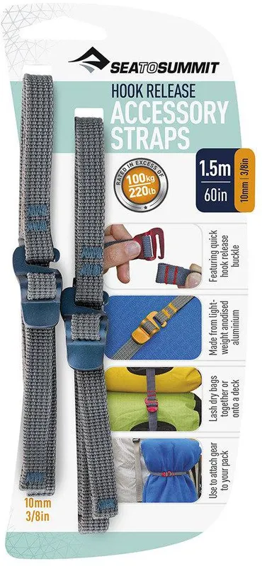 Sea To Summit Hook Release Accessory Strap 1,5m 10mm Blue