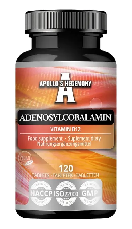 Apollo’s Hegemony - Adenosylkobalamin Vitamin B12, 120 tabletter