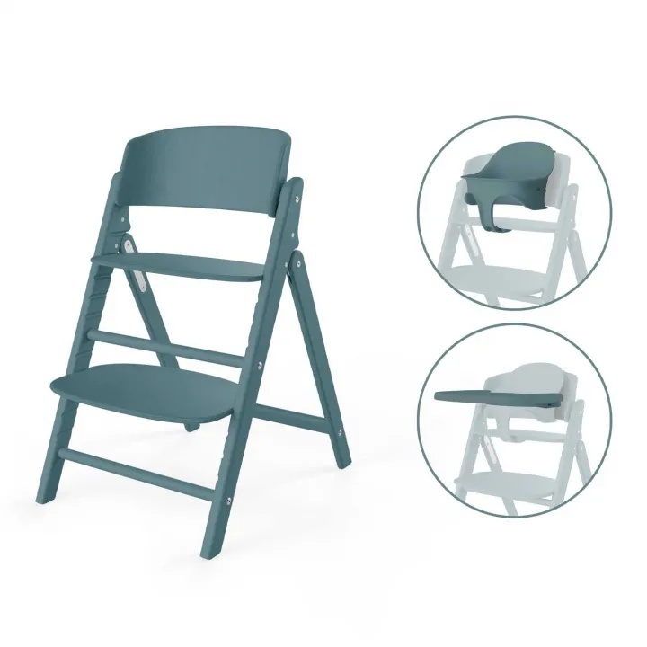 Cybex Click & Fold 3in1 matstol/babyset/bricka, stone blue