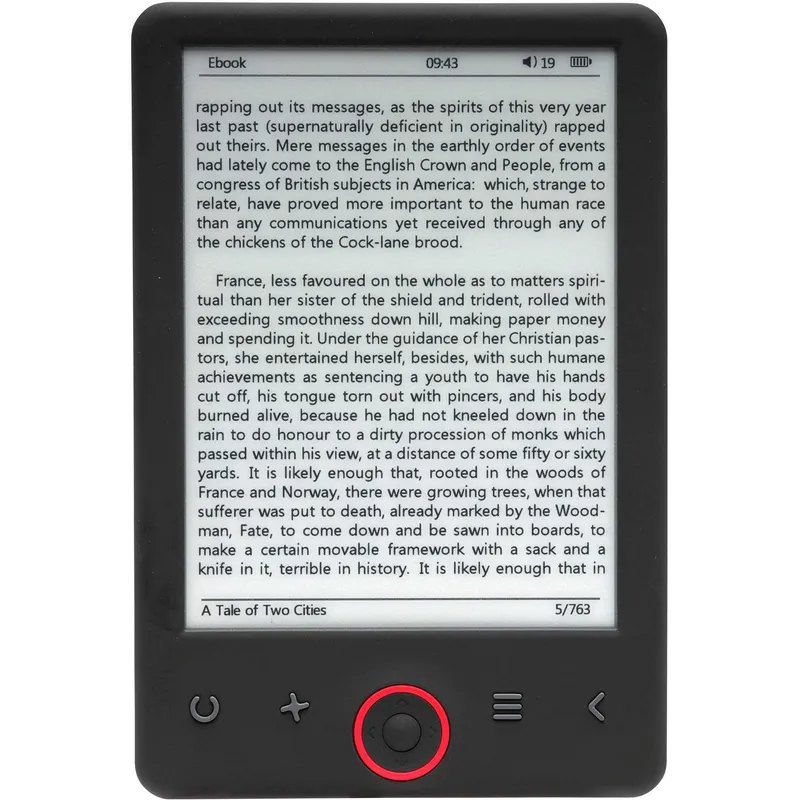 Denver Läsplatta 6″ E-Ink 4Gb 20h lästid