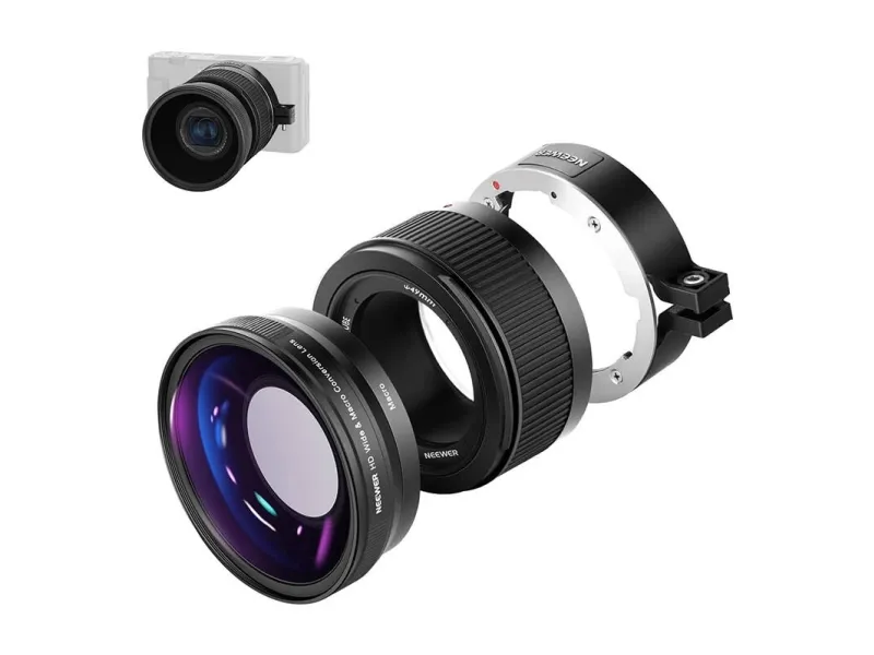 Neewer wide angle lens for Sony ZV1 (black)