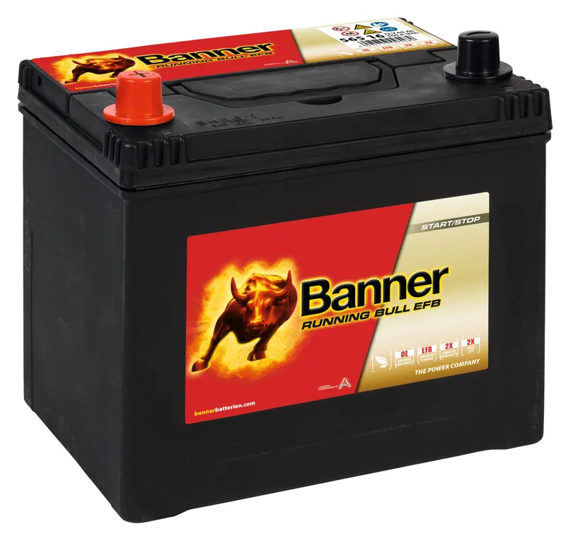 Banner Running Bull EFB 56516M Startbatteri 12V, 65 Ah
