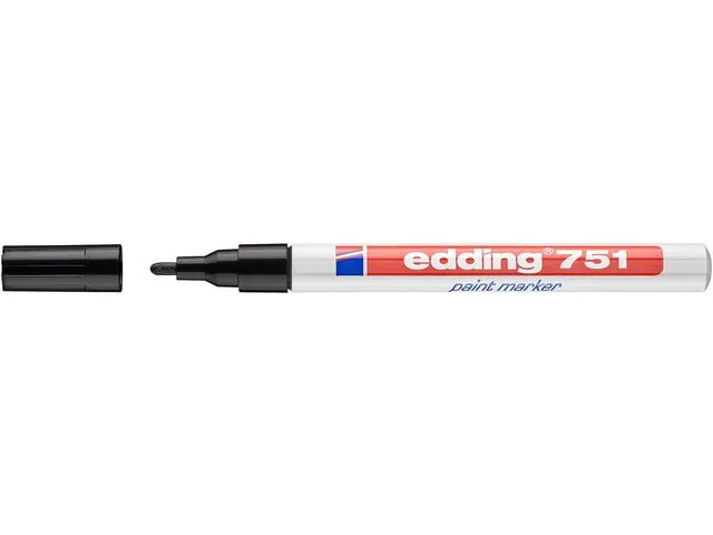 Märkpenna EDDING 751 svart