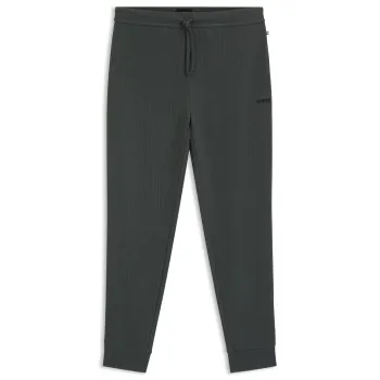 BOSS Waffle Pants With Cuff Mörkgrön X-Large Herr