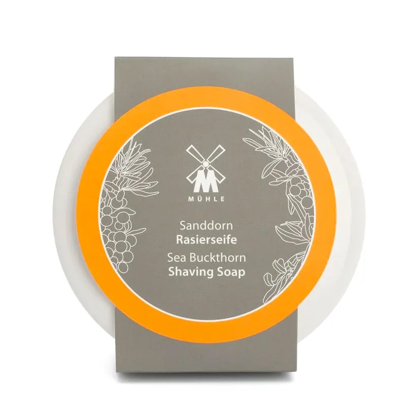 Sea Buckthorn Shaving Soap – Porcelain Bowl