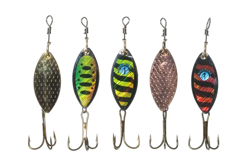 Fiskedrag Spinnare 6,5 cm – 5-pack