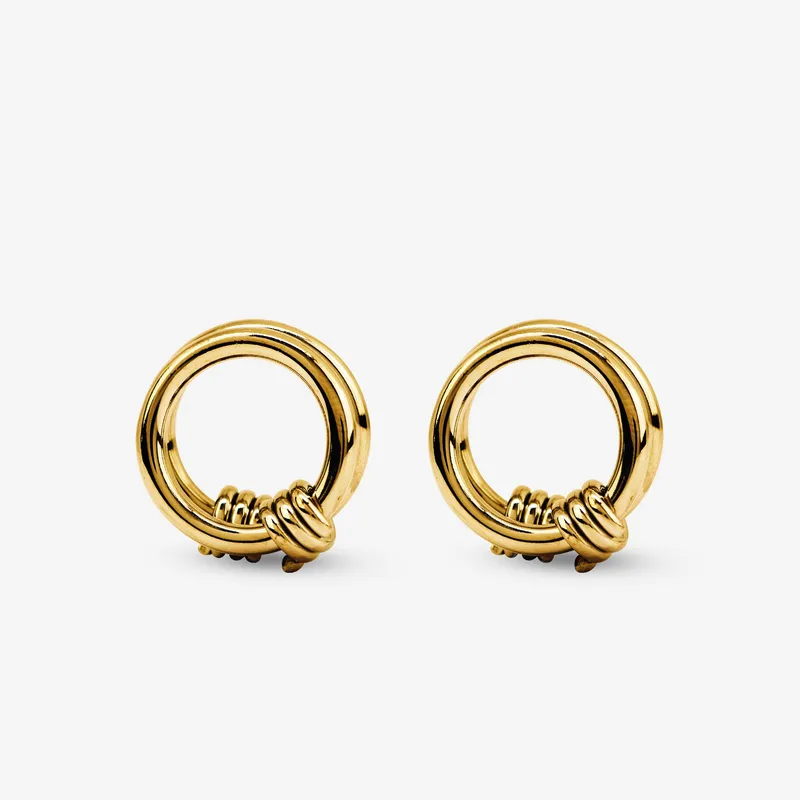 Edge Barbed Wire Stud Örhängen (#9071)