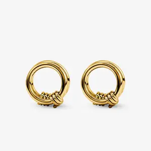 Edge Barbed Wire Stud Örhängen (#9071)