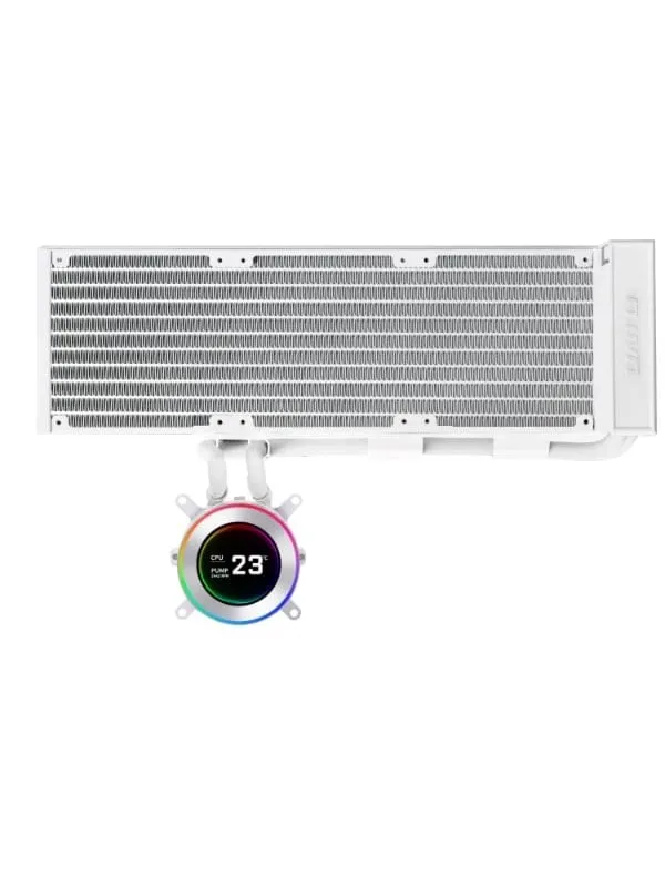 Lian Li Hydroshift II LCD-C 360 fanless White - CPU Vattenkylare - Max 28 dBA