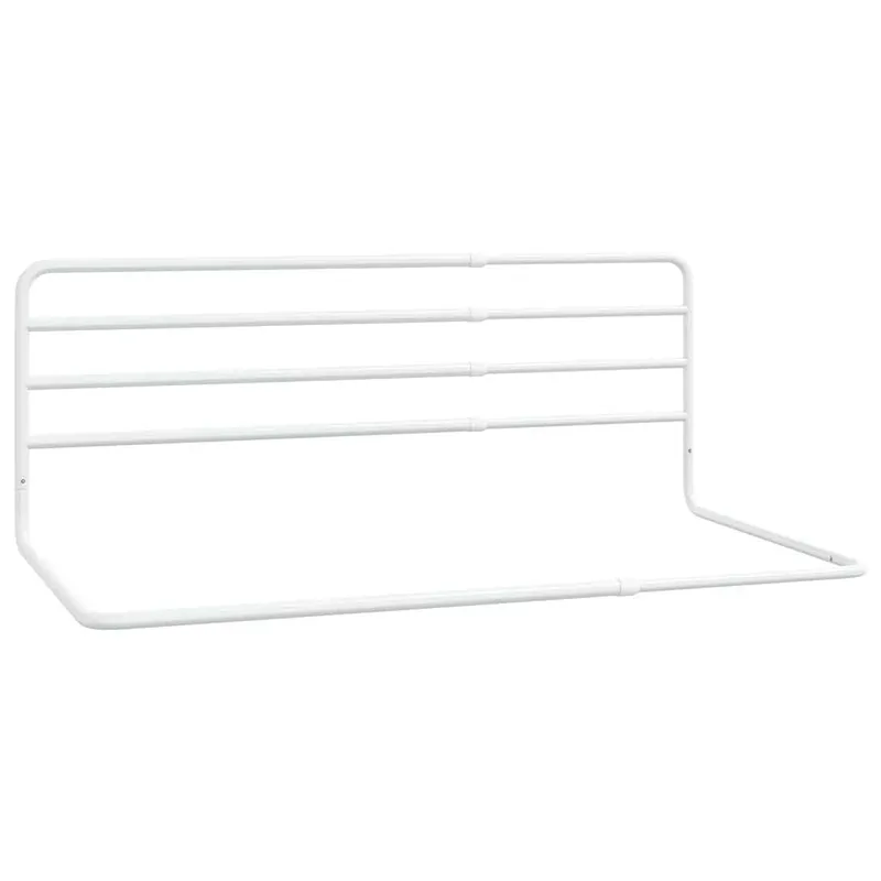 vidaXL Sängskena för barn vit (76-137)x55 cm tyg