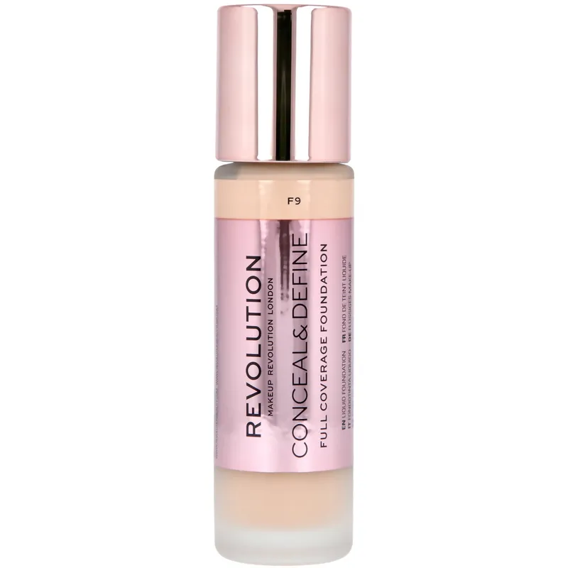 Revolution Beauty London Conceal & Define Foundation F9