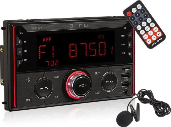Bilradio Blow Bilradio AVH-9620 2DIN RDS RGB