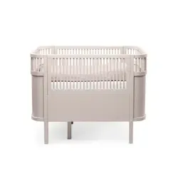 Sebra Växasäng 2 i 1 Baby & Juniorsäng – Birchbark Rose