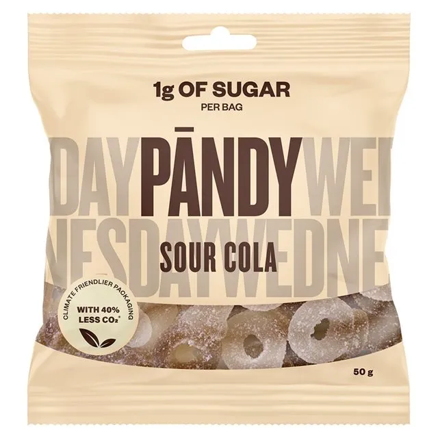 Pändy Candy Sour Cola Gelégodis 50g
