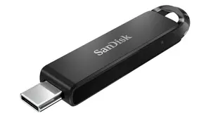 SanDisk Ultra USB-C-minne, 256GB, USB 3.1 - Svart