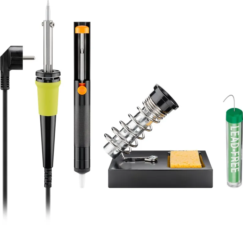 Nighthawk 4-piece lead-free soldering set black - top-quali