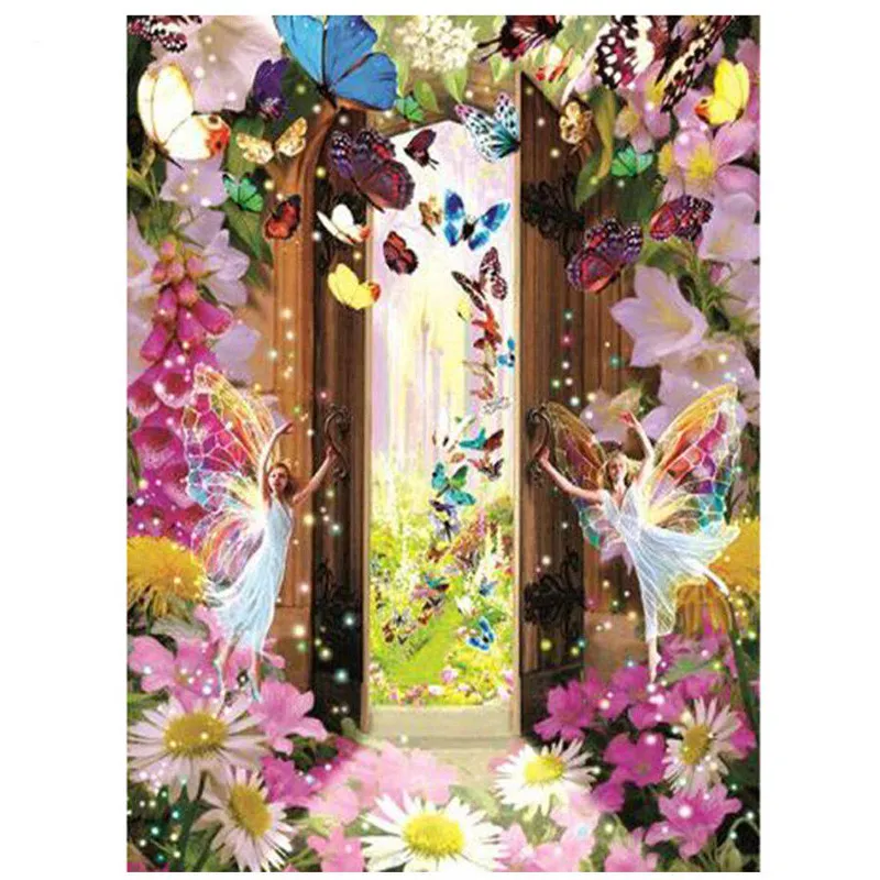 Diamantbroderi Carroom Elf Fantasy Art Diamantmålning Korsstygn 20X30CM