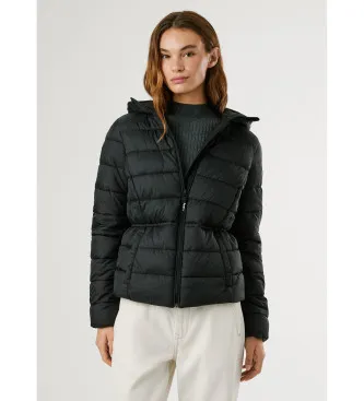 Pepe Jeans för kvinnor. PL4024378 Sally jacka svart (M), Casual, Polyamid