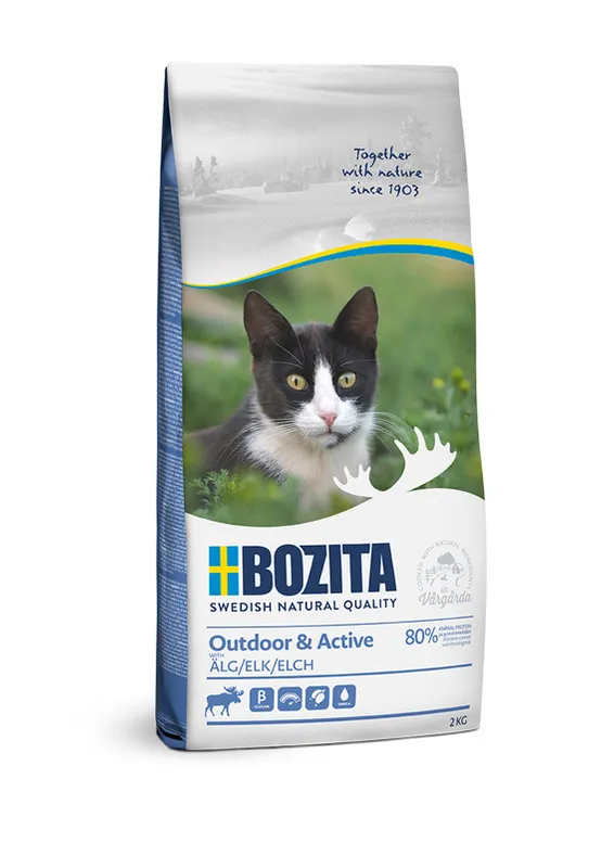 Bozita Outdoor & Active Elk Torrfoder till Katt