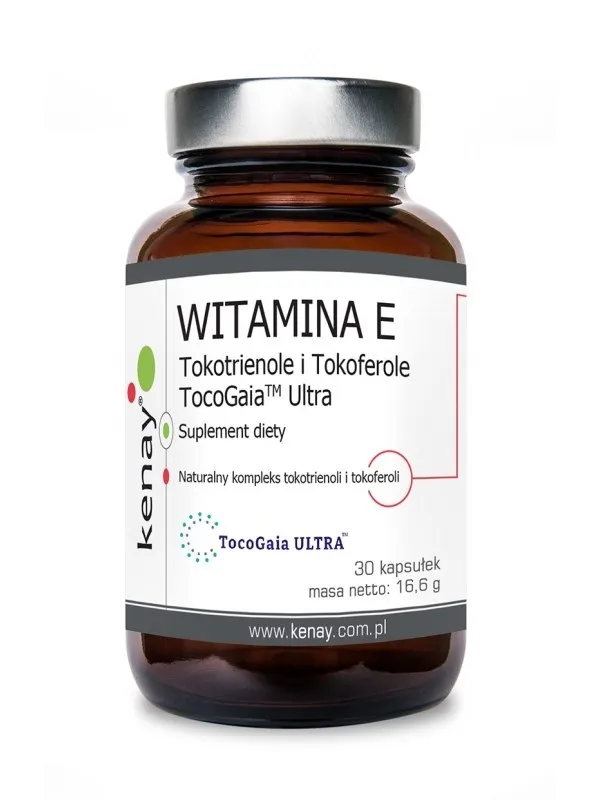 Kenay – TocoGaia Ultra Vitamin E Tocotrienoler och Tokoferoler, 30 kapslar