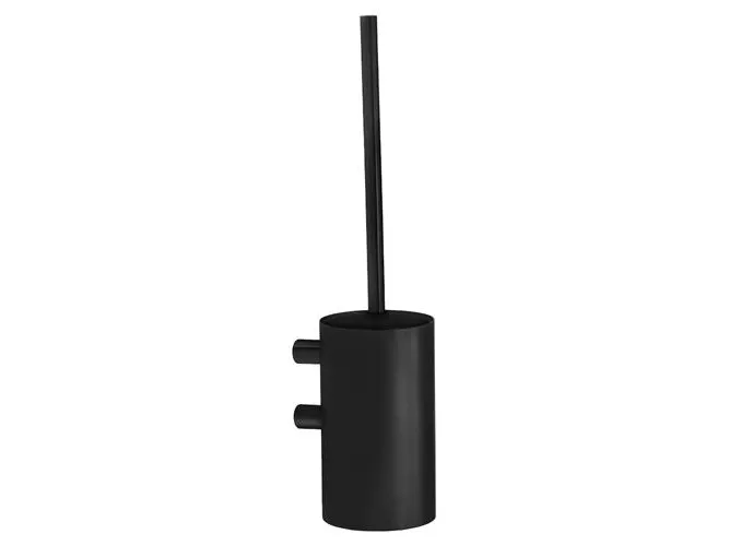 Pressalit toilet brush for wall matte black