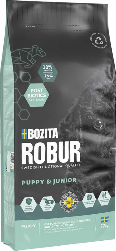 Bozita Robur Puppy & Junior Torrfoder till Valp (#4379)