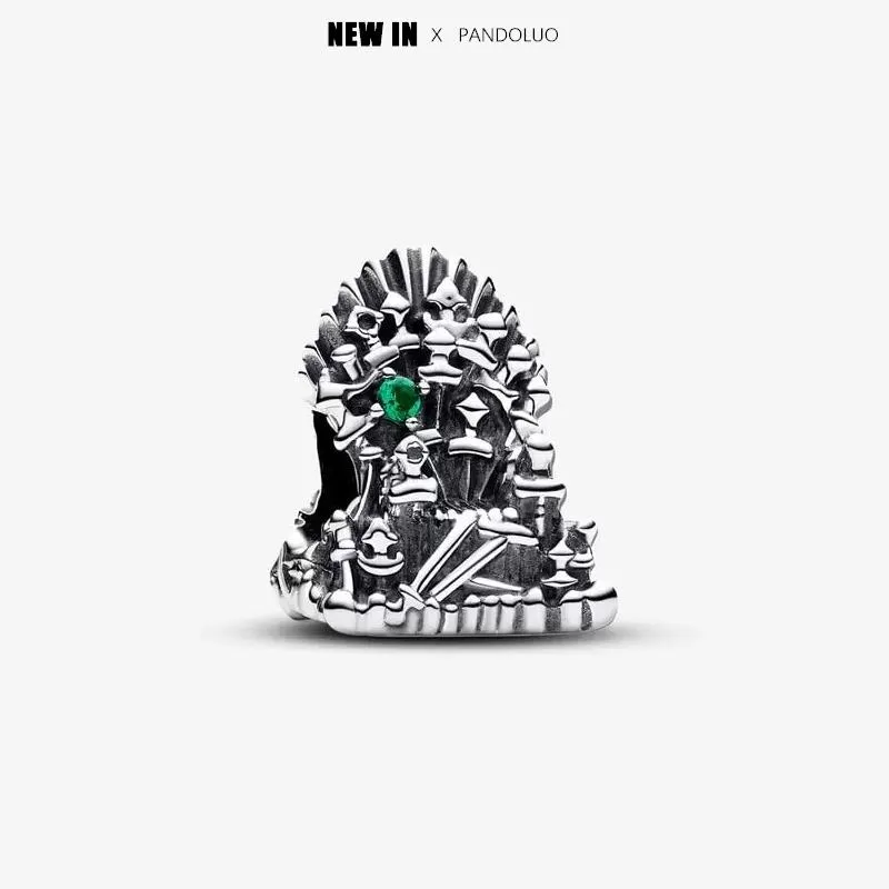 Drageanheng Nytt i Game of Thrones Ring Øredobber Halskjede Anheng Perler Passer Armbånd Sølv Dame Anheng Smykker (#9652)