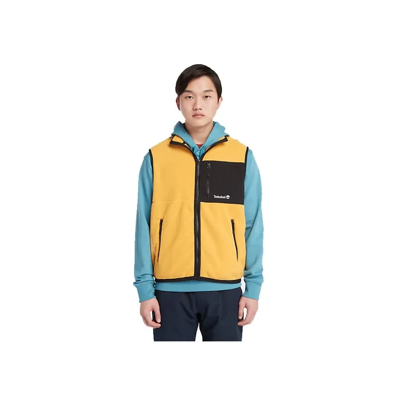Timberland Outdoor Archive Vest fleeceväst (herr) - Mineral Yellow, XL