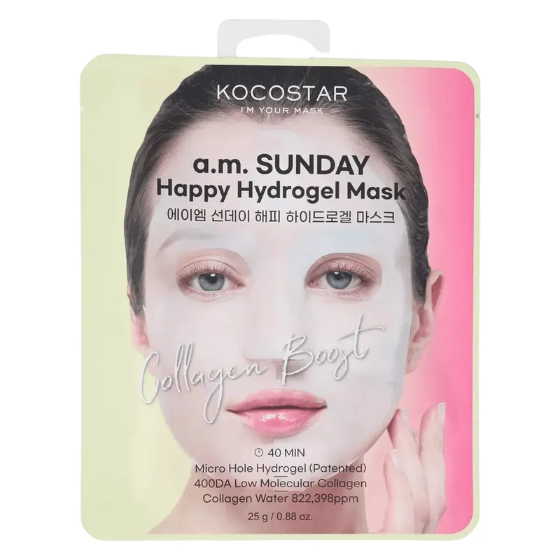 Kocostar a.m. SUNDAY Hydrogel Collagen Mask 1 pc