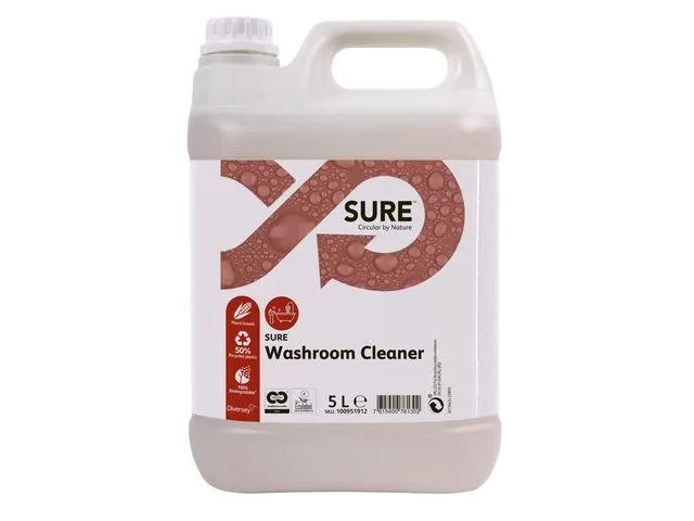 Sanitetsrengöring SURE Washroom Cleaner - 5L pH=12 oparfymerad