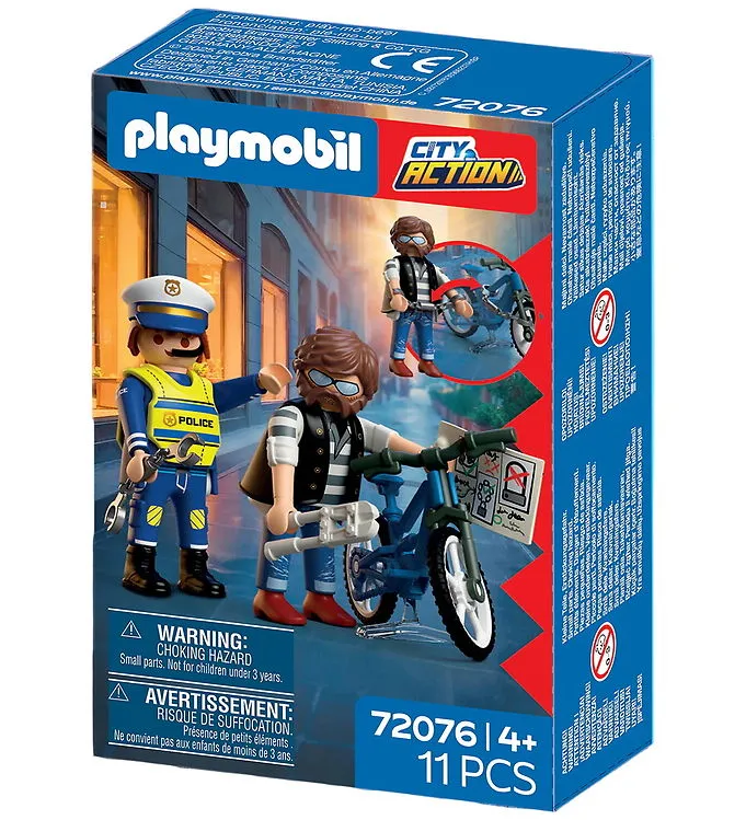Playmobil City Action – Cykelstöld – 11 Delar – 72076