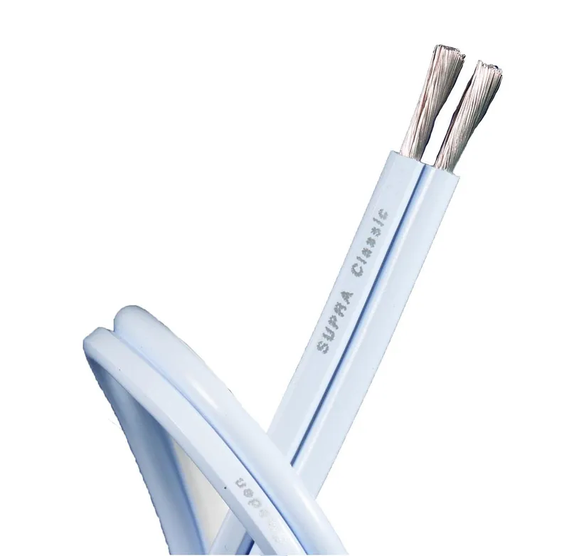 SUPRA 9984000852 Högtalarkabel isolering av jonstabil PVC 32 mm, kapad, 1 m