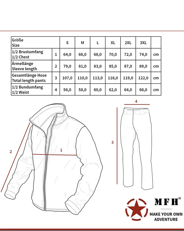 MFH Premium Regnset 2-delat Oliv (#0677)
