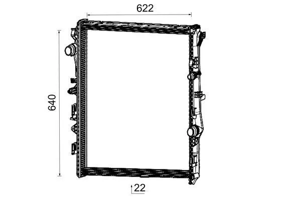 MAHLE CR 2732 000P Kylare