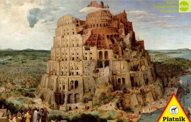 Pussel – Brueghel: Babels Torn 1000 Bitar