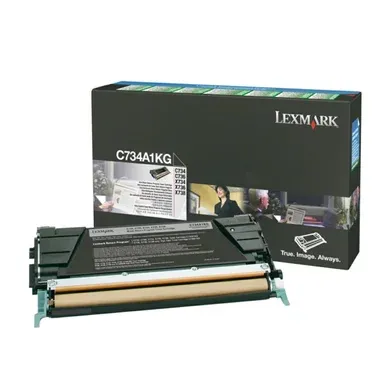 Lexmark toner C734A1KG original svart 8.000 sidor