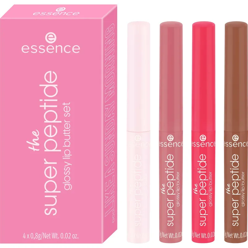 essence The Super Peptide Glossy Lip Butter Set …Like A Sunday Morning