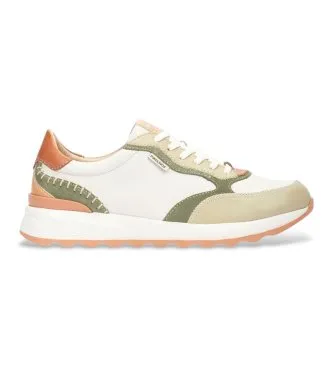 Pikolinos för kvinnor. W1M-6625C5 Sneakers i läder Reef grön (41), Hud, 3 till 5 cm, Nyckelband, Casual